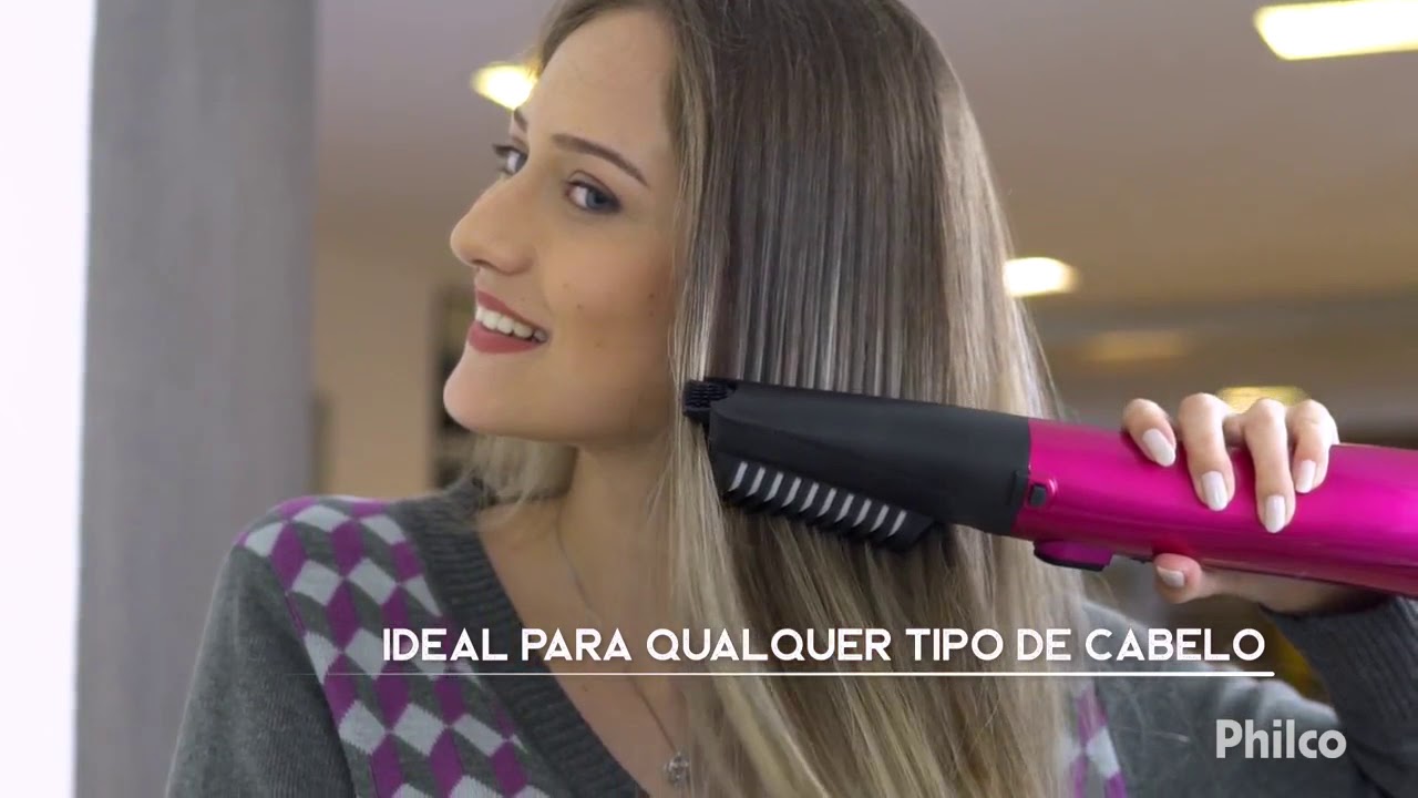 Escova Rotativa Philco Beauty Shine 4 em 1, 1100W - PEC07R | Lojas Colombo