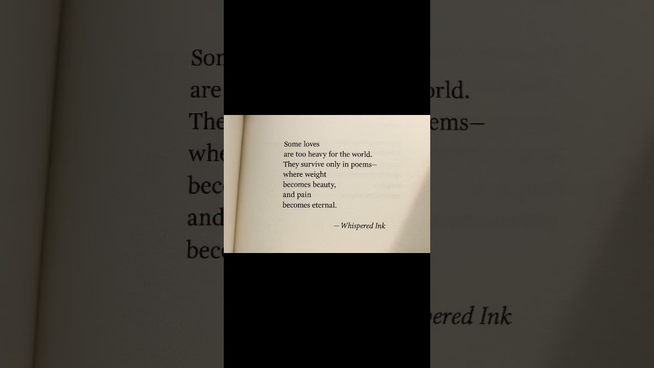 The Weight of Eternal Love 🖤📝 | poetry | short poem | deep poetry | english poetry | poet |