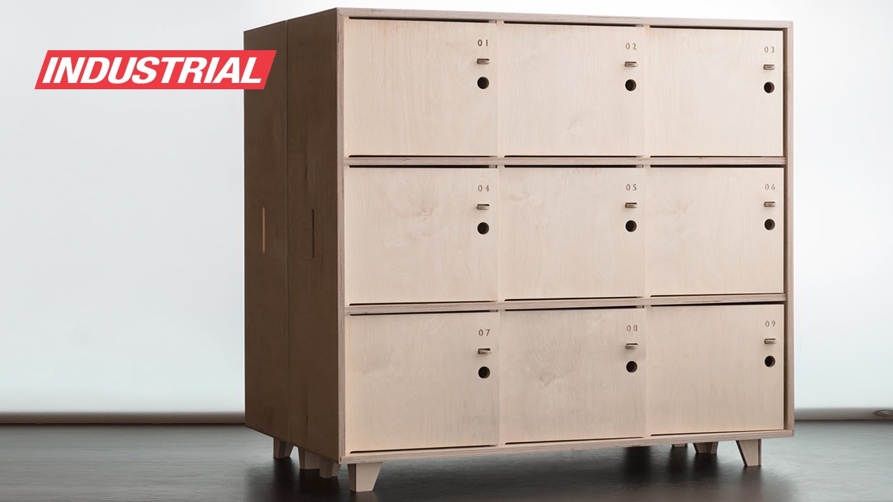 CNC Project: Fin Lockers Wooden Cabinet Designed by Opendesk | ToolsToday