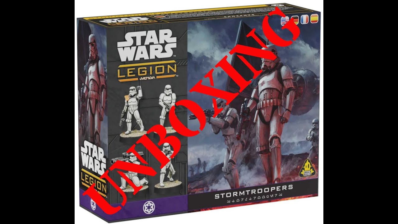Unboxing Stormtroopers (Star Wars Legion)