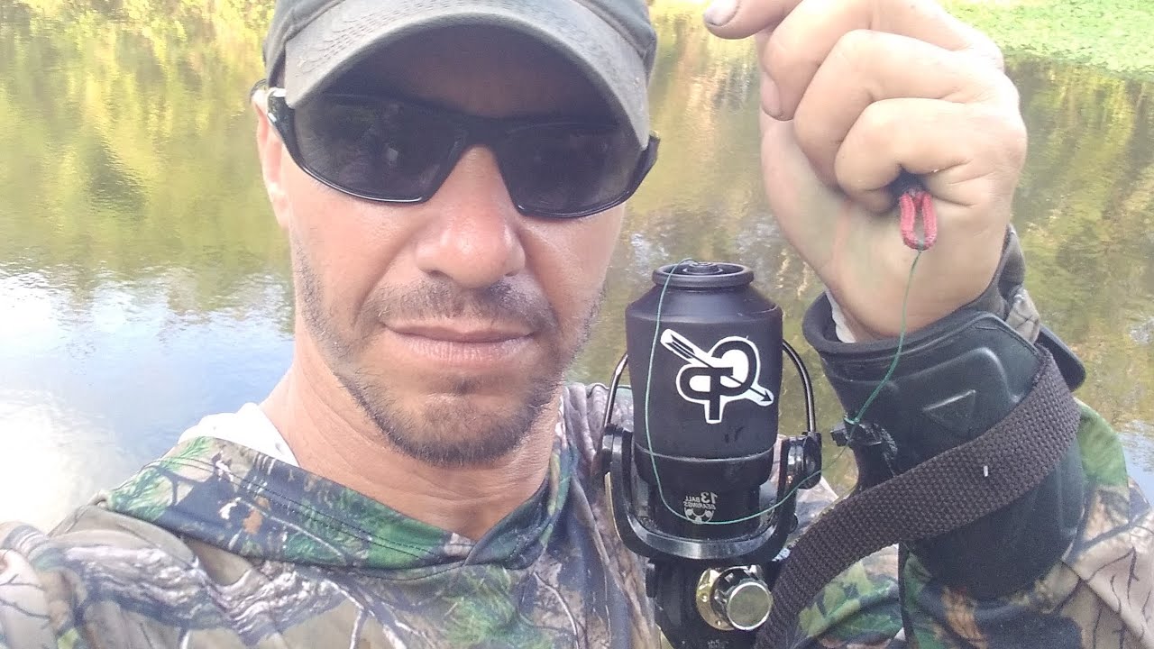 test do molinete para pesca com estilingue