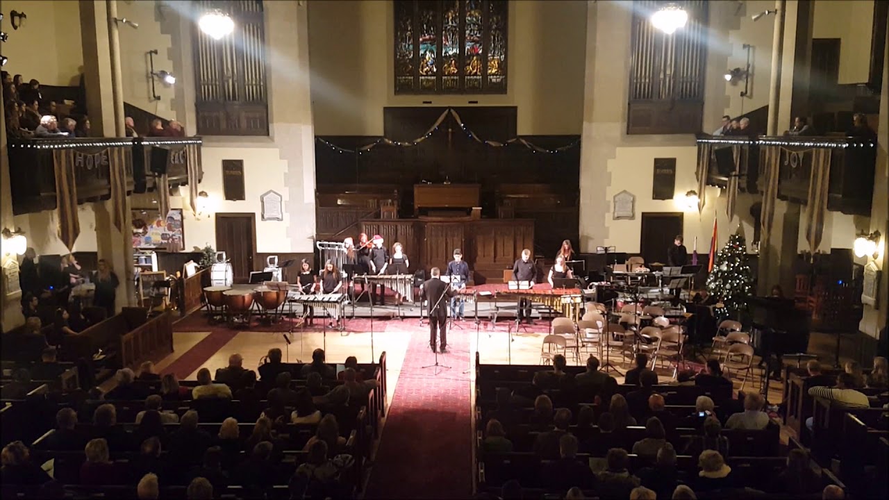 Philip Glass - Chestermere High School Band & Choir Christmas 2017 Knox United Church