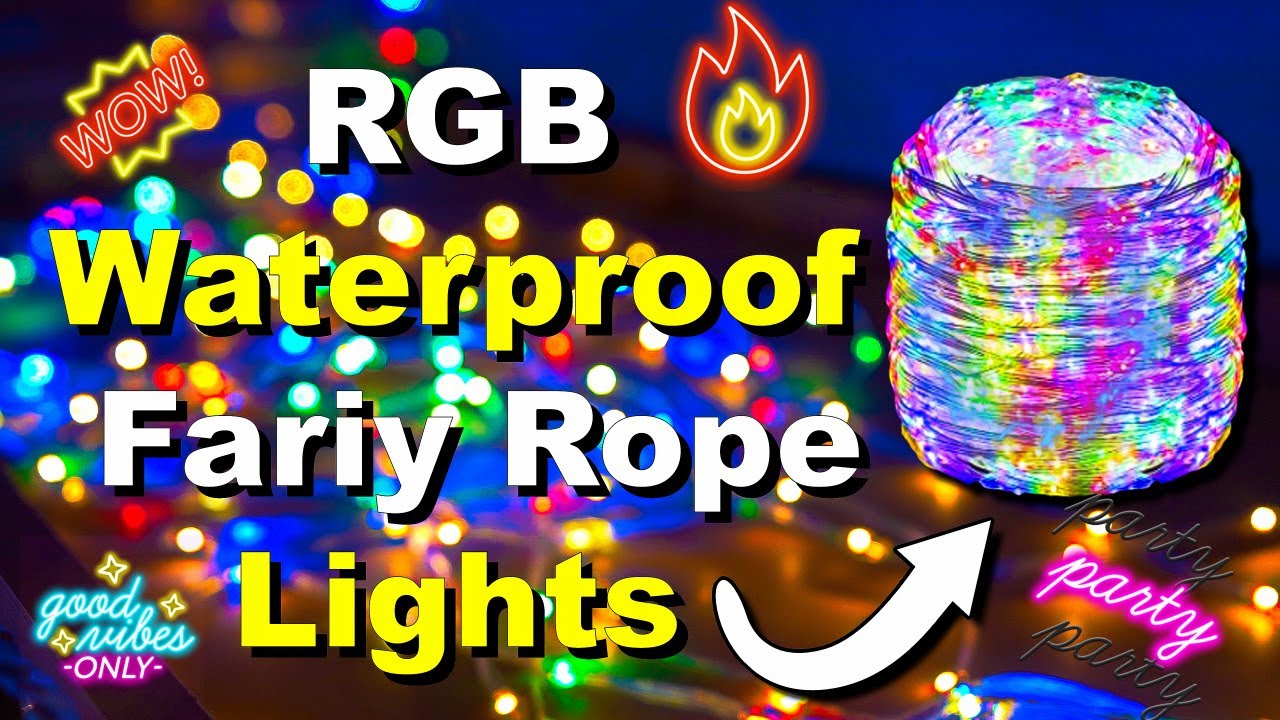 RGB Fairy Rope Lights | 2023 Gift Ideas & PROMO CODES