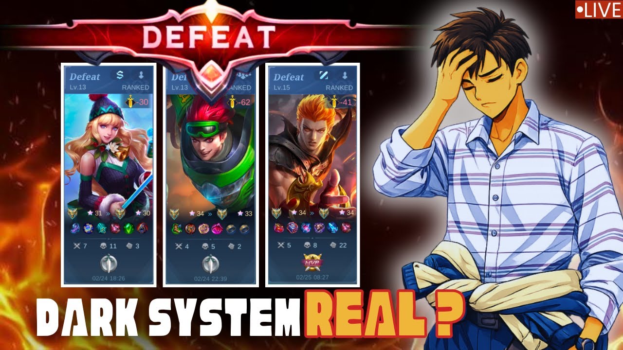 DARK SYSTEM TODENGE AAJ 😡 Losing Streak Revenge | Rank Push LIVE | Mobile Legends: Bang Bang