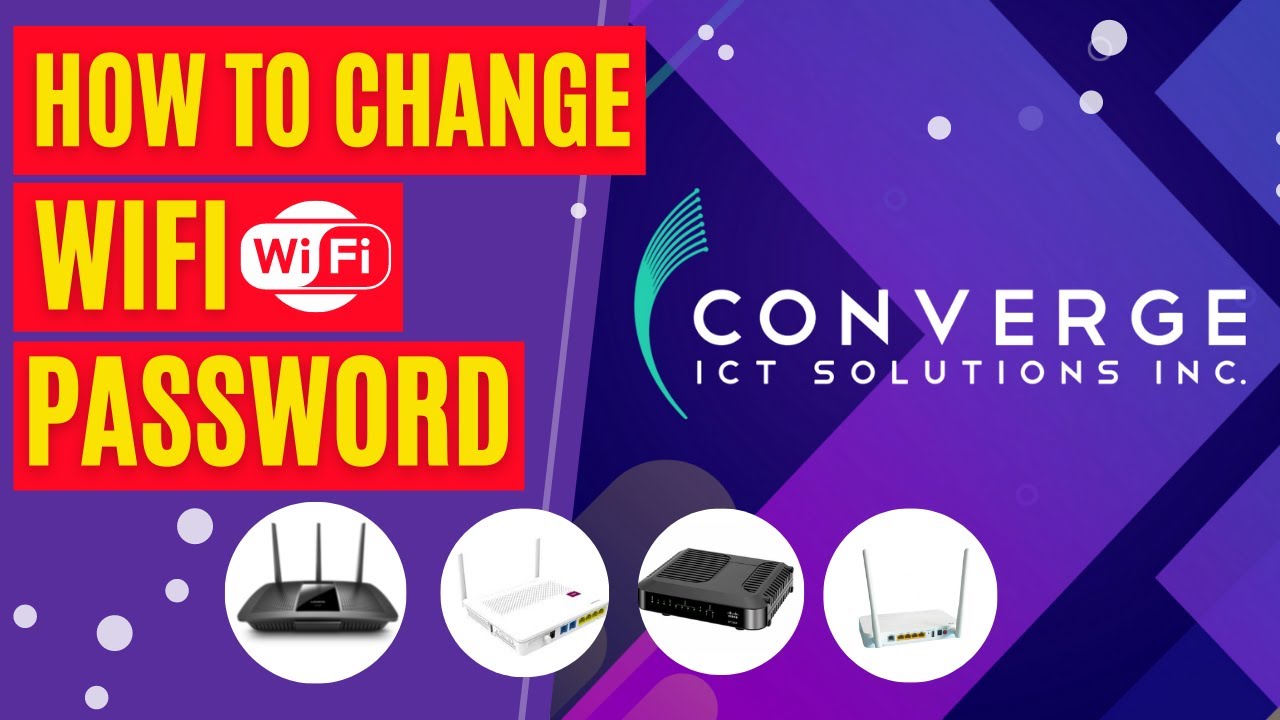 PAANO MAGPALIT NG WIFI PASSWORD SA CONVERGE | CHANGE WIFI PASSWORD