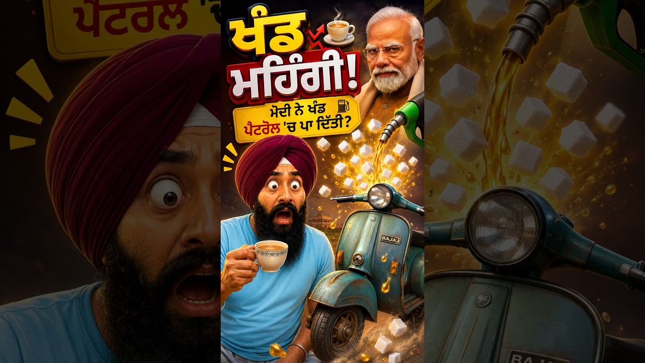 ਖੰਡ ਮਹਿੰਗੀ ਕਿਉਂ ਹੋਈ? 😂 | Modi, Ethanol & Sugar Crisis Comedy | Preeti & Jeeta