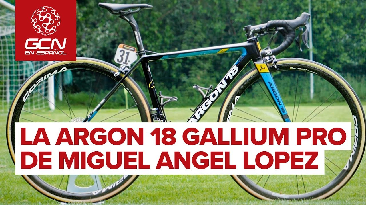 La Argon 18 Gallium Pro de Miguel Angel Lopez