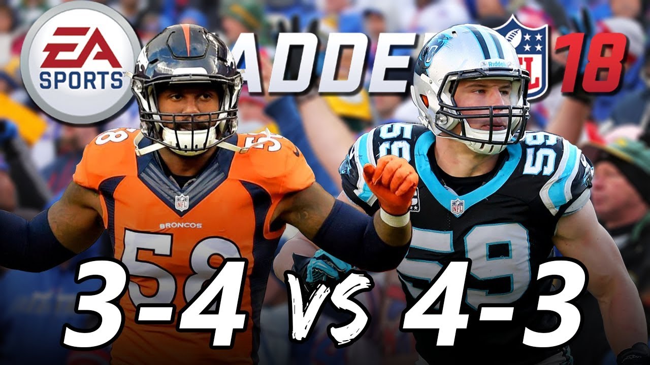 3-4 vs. 4-3 Defense | Madden 18 Guide