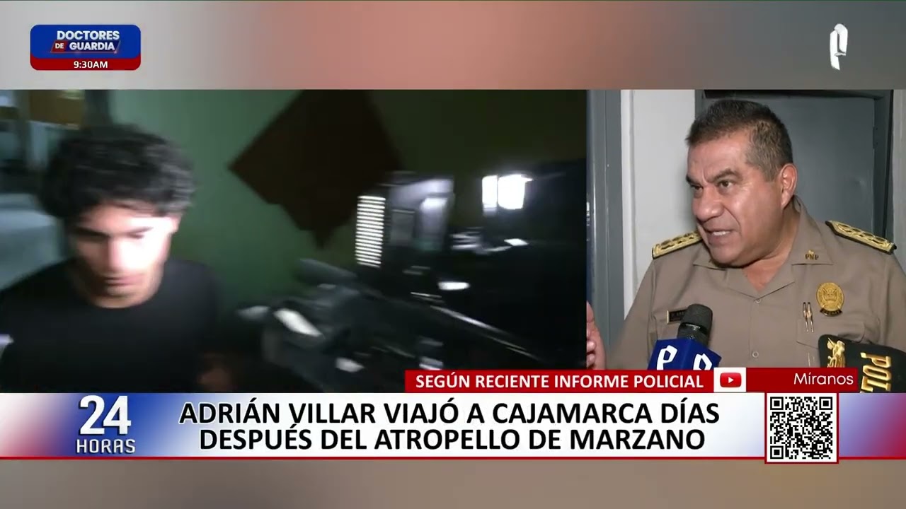 Adrián Villar viajó a Cajamarca tras atropellar a Lizeth Marzano, según PNP
