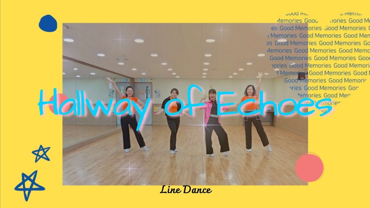 [정지현Linedance] Hallwat of Echoes/ Improver #댄스하러가자🎶🎶 #정라인댄스 ☎️010.7204.8856 #김해시청소년수련관 #demo
