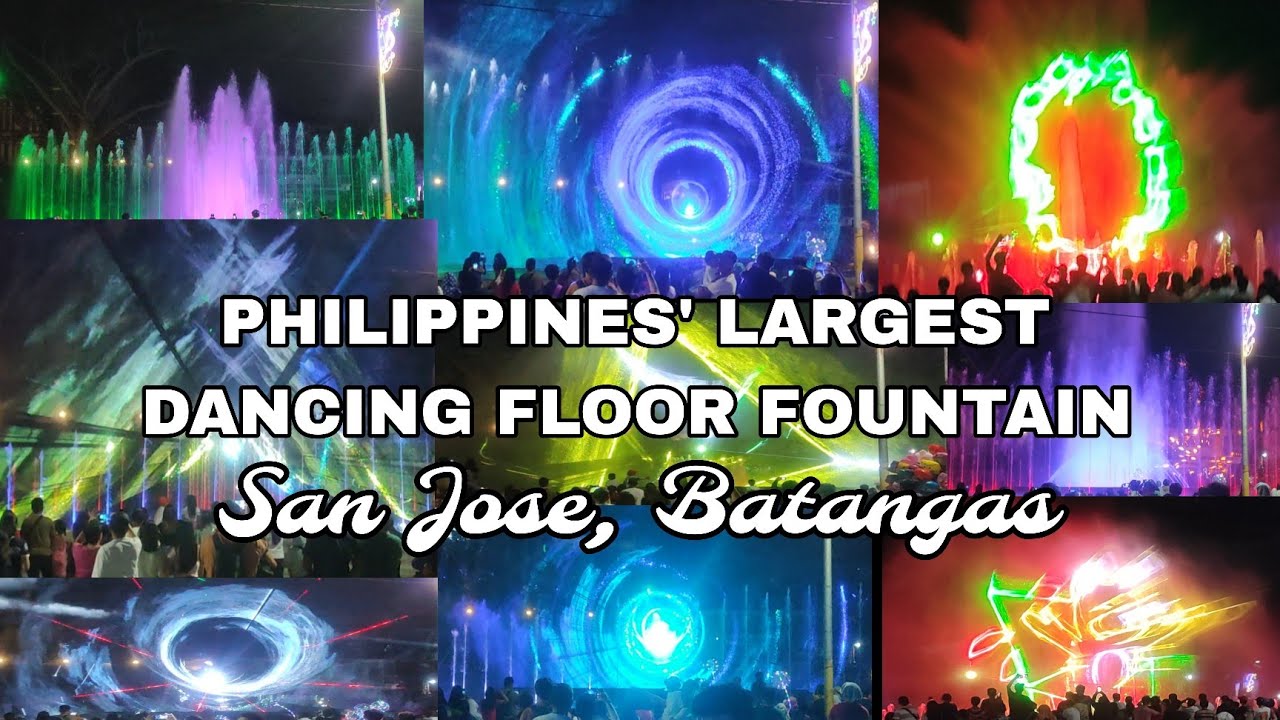 THE PHILIPPINES' LARGEST DANCING FLOOR FOUNTAIN IN SAN JOSE, BATANGAS | Rex Montalbo