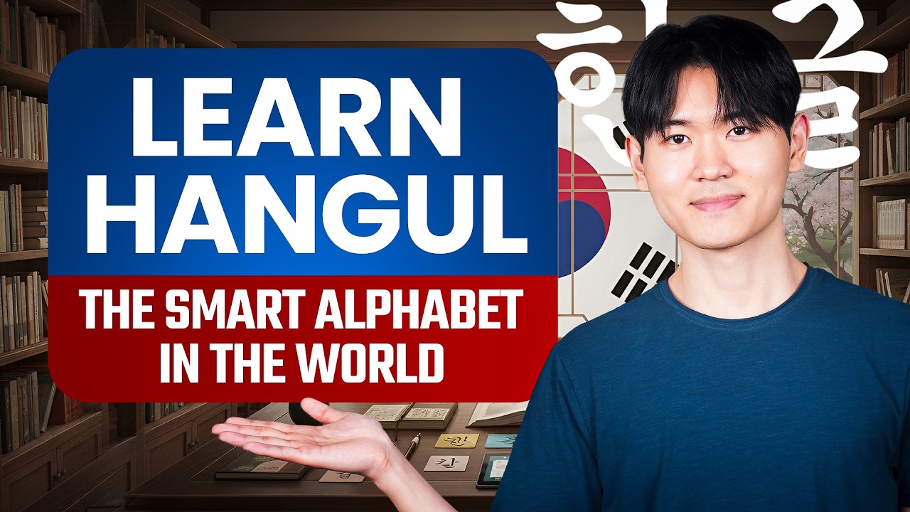 Learn and Read The Korean Alphabet (Hangul) in 10 Minutes | Korean for Beginners