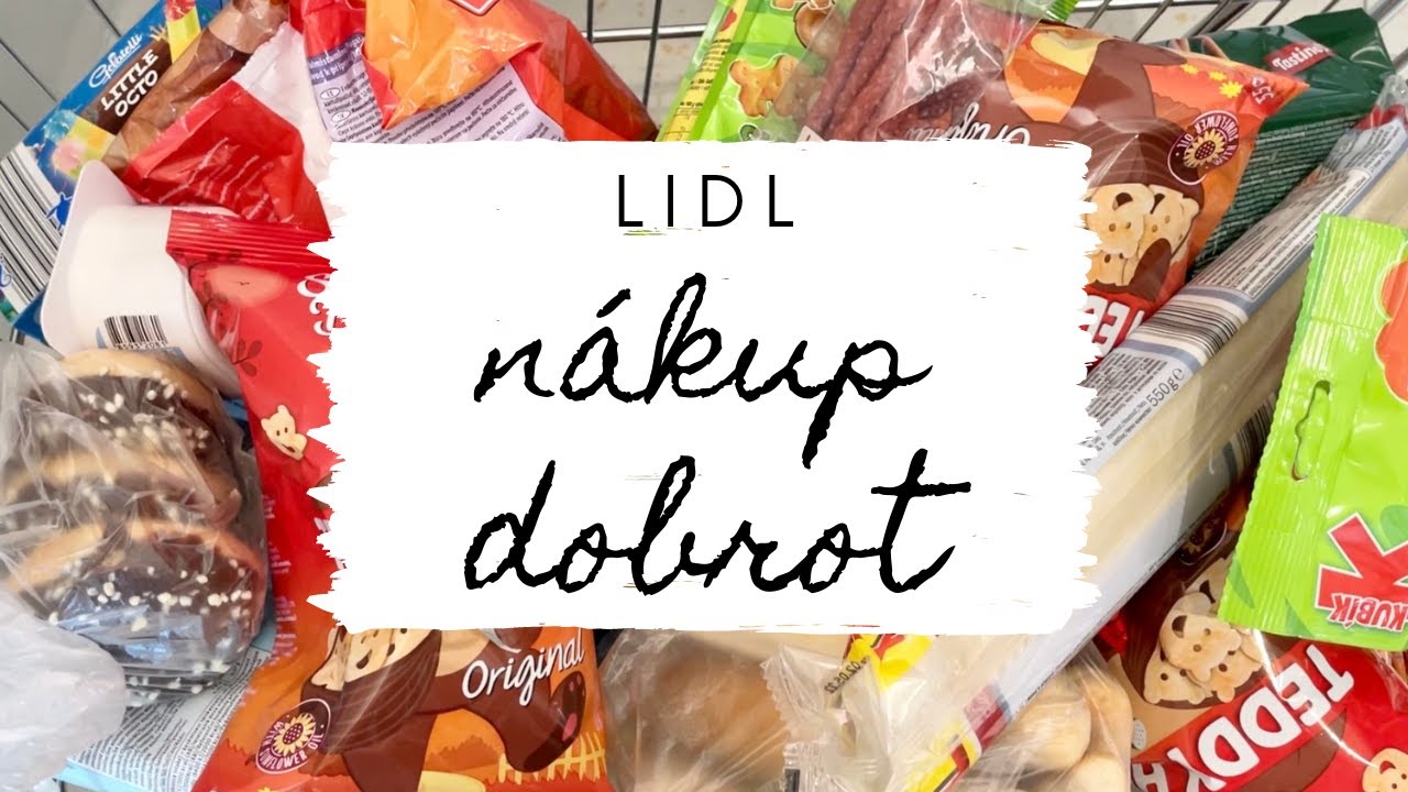 LIDL n&aacute;kup dobrot 🍩