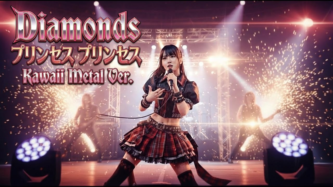 プリンセス プリンセス - Diamonds ＜ダイアモンド＞ | Kawaii Metal Female Vocal Ver. (AI Cover)