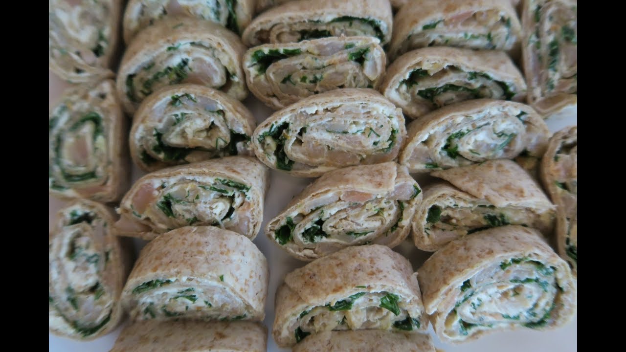 ТОРТИЛЬЯ С ТВОРОГОМ И ЛОСОСЕМ, ВКУСНАЯ ЗАКУСКА УДИВИТ ВСЕХ.