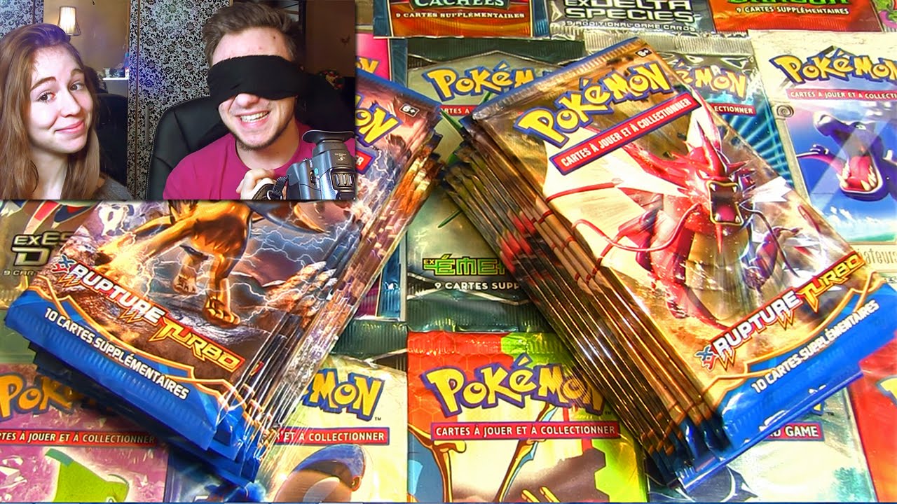 Ouverture de Boosters Pokémon à L'AVEUGLE ! #8 Ouverture de 20 Boosters Pokémon XY9 RUPTURE TURBO !