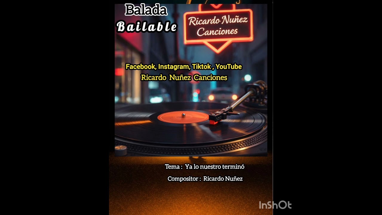 Ya lo nuestro terminó Balada, Disponible para escuchar en  nuestra plataforma digitales.