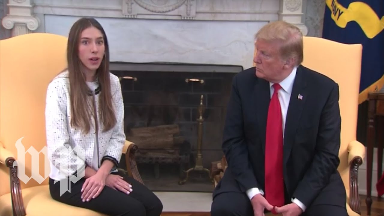 Trump meets with Fabiana Rosales, Juan Guaido's wife