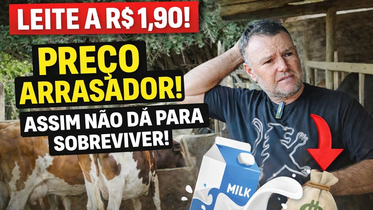 Até quando isso? Produtor de leite pensa em desistir da atividade