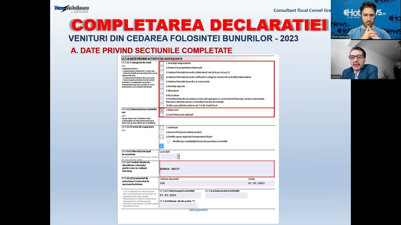 TUTORIAL: Cum completezi Declarația Unică 2024