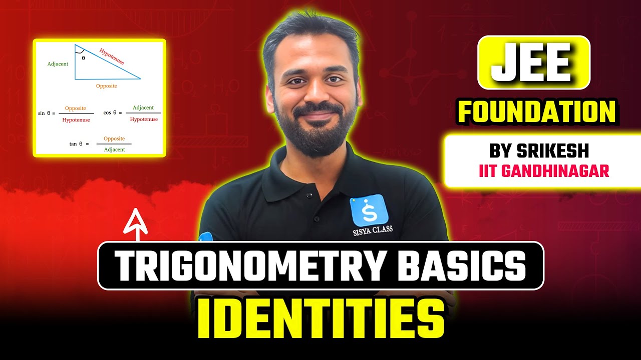 Trigonometry Basics and Identities | Maths Foundation For JEE Foundation 