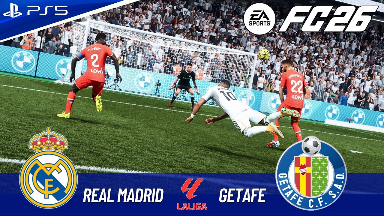 FC 26 - REAL MADRID VS GETAFE FULL MATCH | LA LIGA 25/26 | 4K60