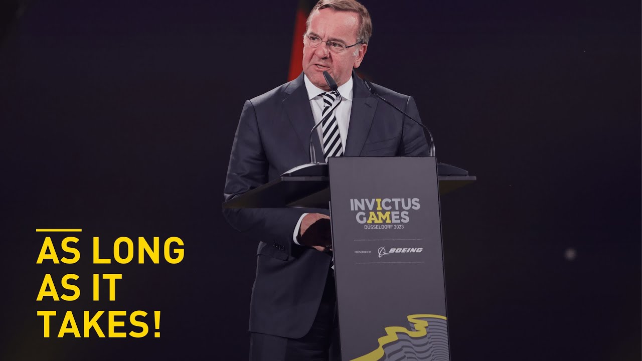 Speech Boris Pistorius, Federal Minister of Defence - Invictus Games Düsseldorf 2023