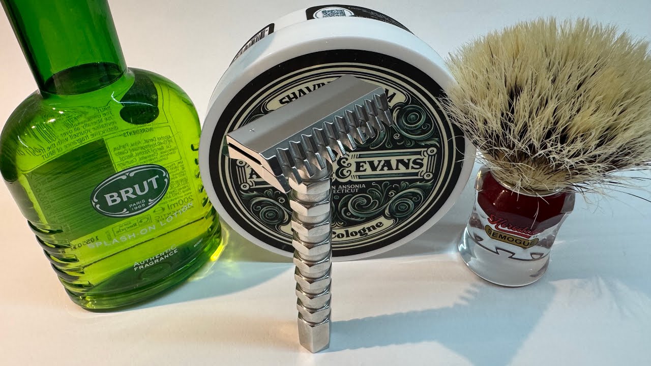 ⚜️RazoRock•Daily ‘’DOC’’⚜️A&E 60’s Shaving Cream⚜️Brut ASL⚜️Semogue 830