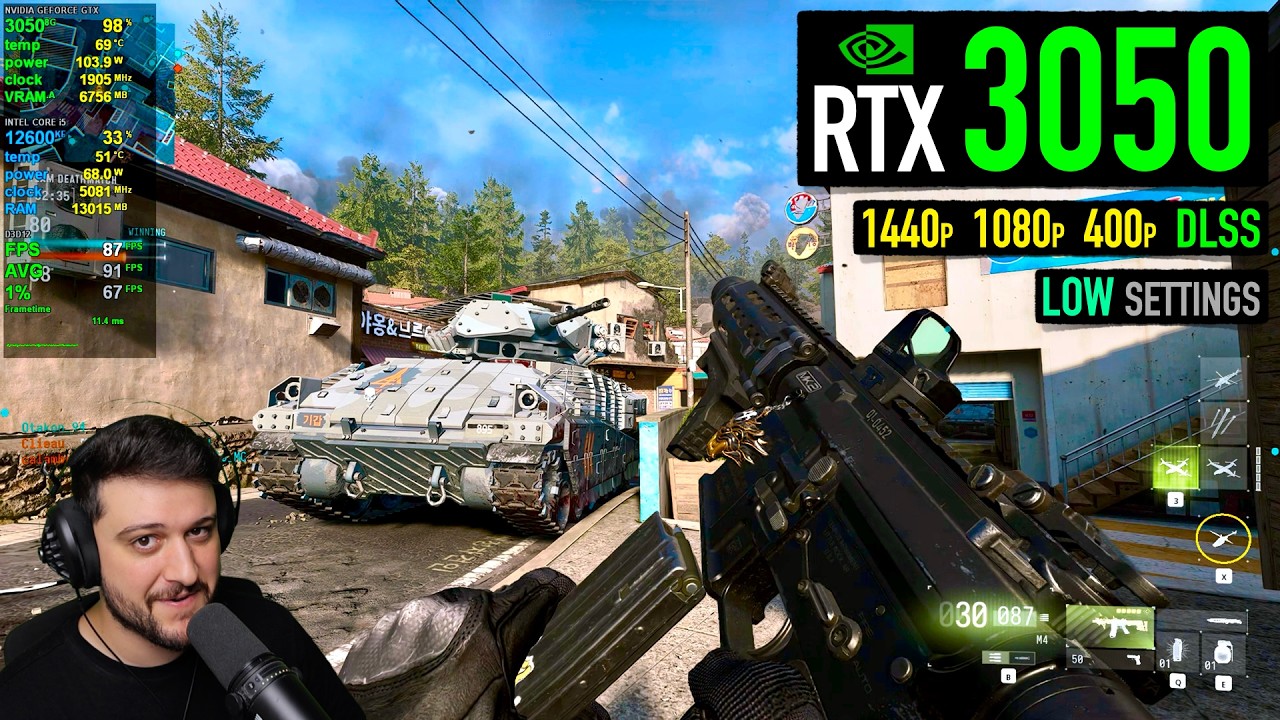 RTX 3050 &mdash; Call of Duty: Modern Warfare 4 Beta &mdash; работает отлично!