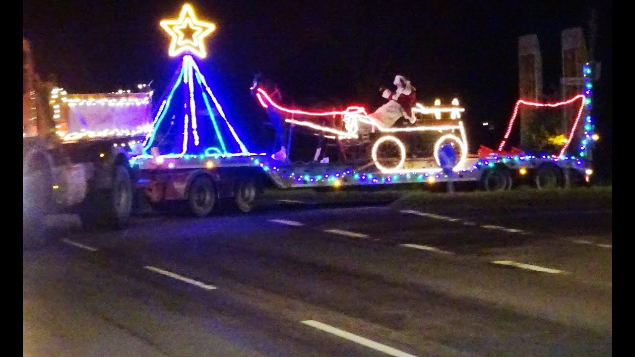 LKW Korso Standort Riepe 2019 Lichtermarkt Ostfriesland Weihnachten Riepster L&uuml;chtermarkt Trucks