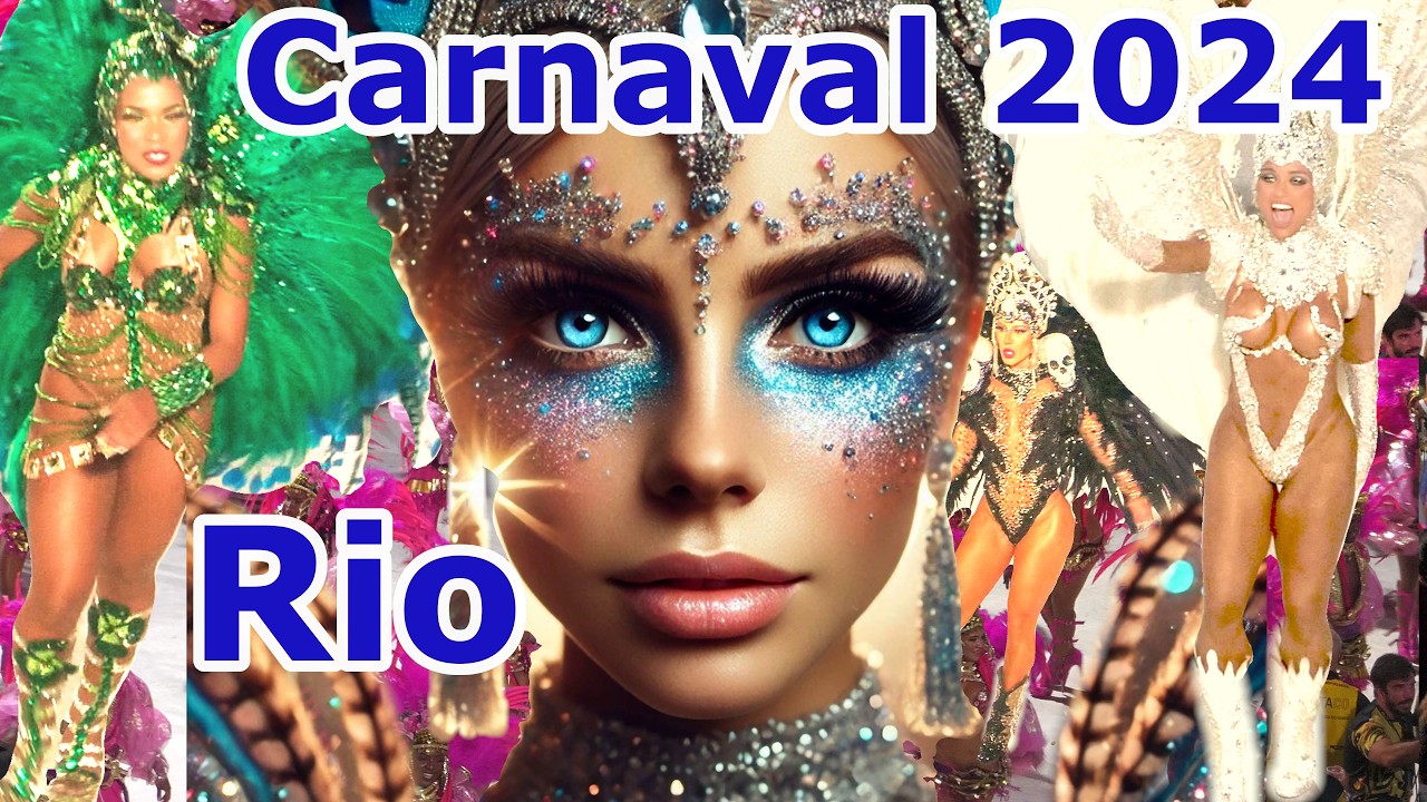 🇧🇷 4K 2024 Rio de Janeiro Beautiful Dancers Musas, Imperatriz Leopoldinense Carnaval Brazil, Champs