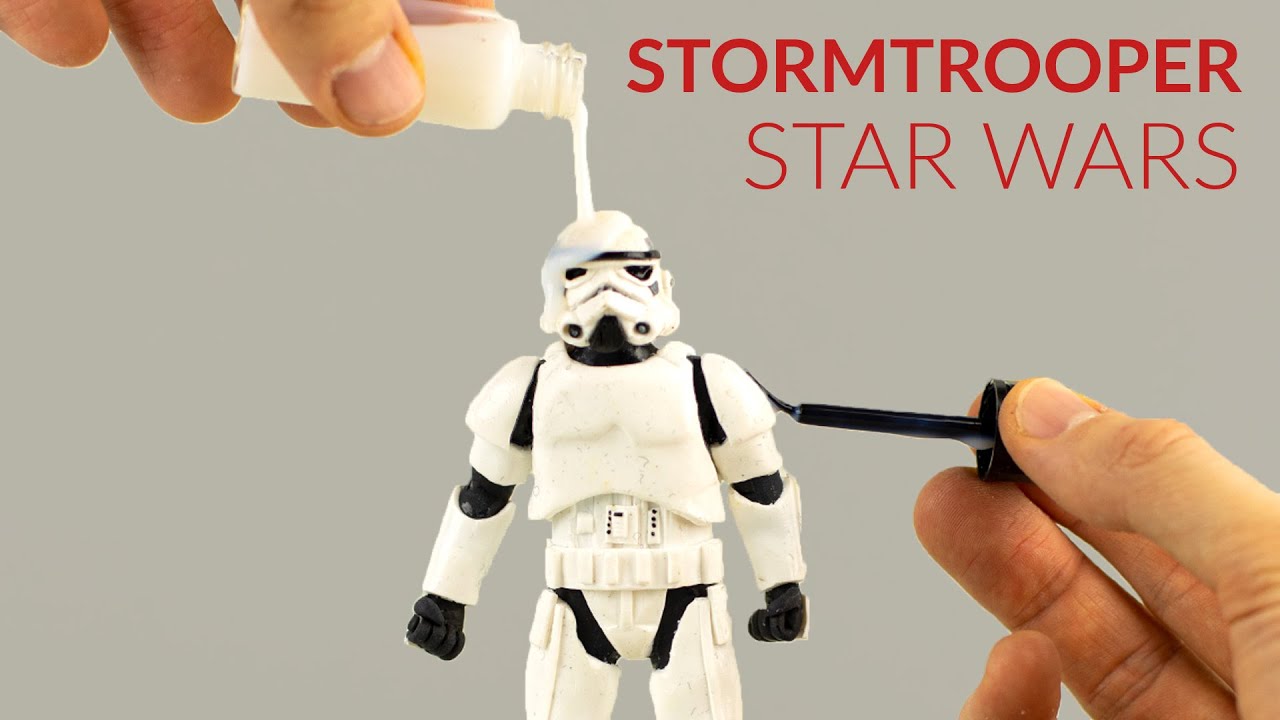 Building a glossy STORMTROOPER with clay