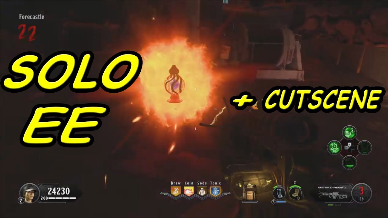 Solo Tag Der Toten Easter Egg (Full Run + Cut Scene)