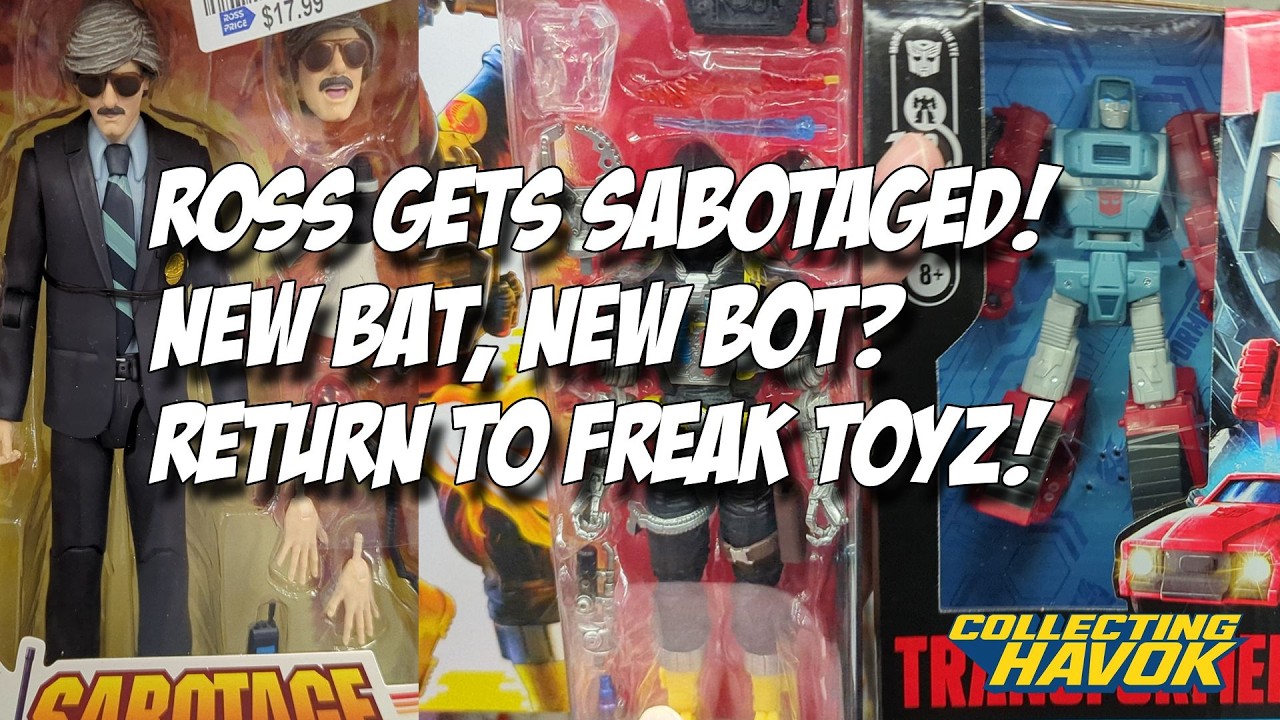 Росс устроил саботаж? Возвращение в Freak Toyz!! Новый B.A.T.? Новый Трансформер? #охотанаигрушки...