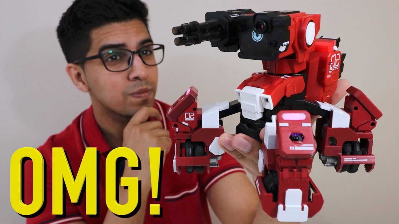 UNBOXING & LETS PLAY - GEIO - FIRST PERSON SHOOTER MECH ROBOT - Battle Bot! FULL REVIEW!