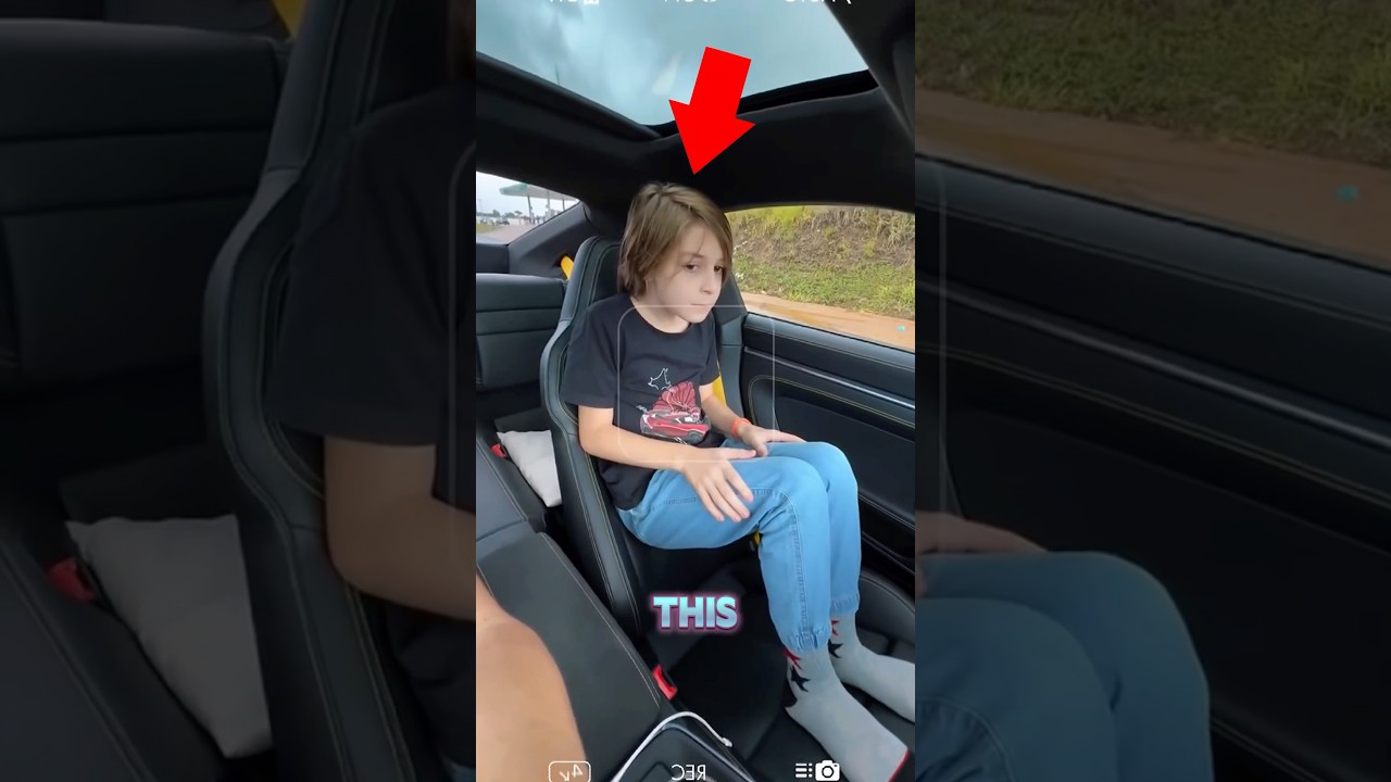 Kid Rides World Fastest Car 😱 #shorts