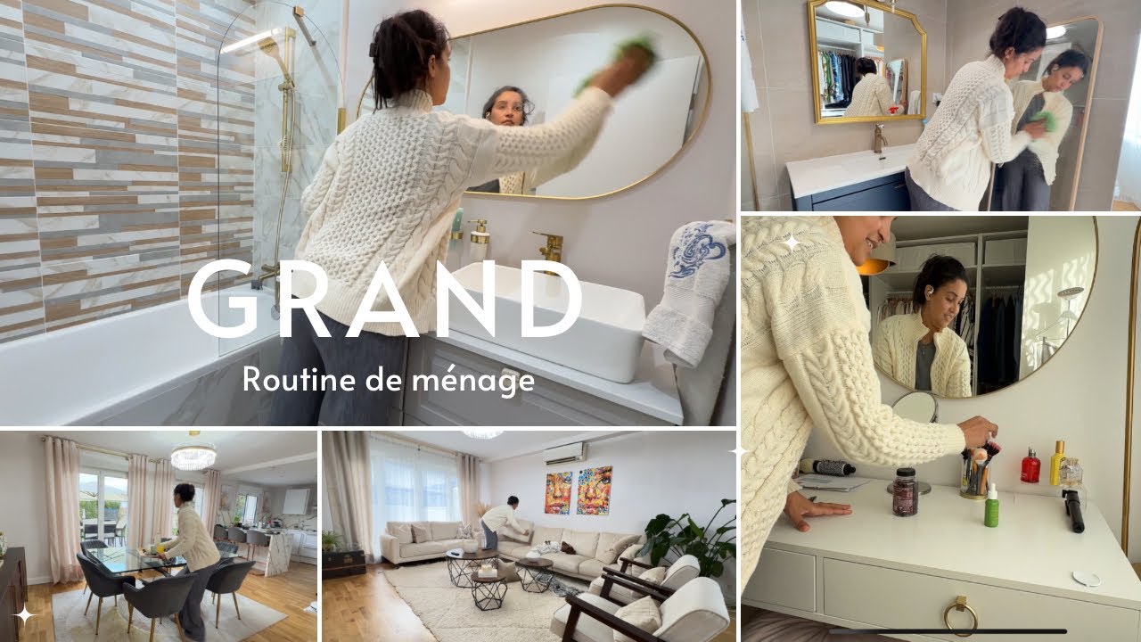 Grand ménage quotidien / rangement, nettoyage, organisation