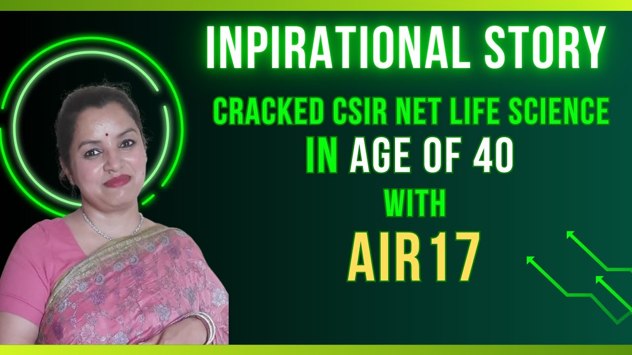CSIR NET AIR 17 in 40 years of age I WHAT an inspirational story  I SHALU BHARDWAJ I