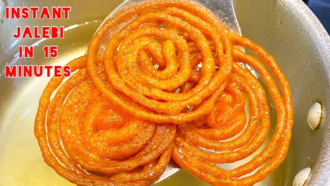 Crispy Crunchy & Juicy Jalebi in minutes | Instant jalebi r | 15 minute mein kurkuri rasili jalebi