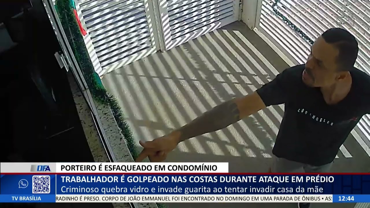 DF ALERTA - Porteiro é esfaqueado em condomínio em condomínio