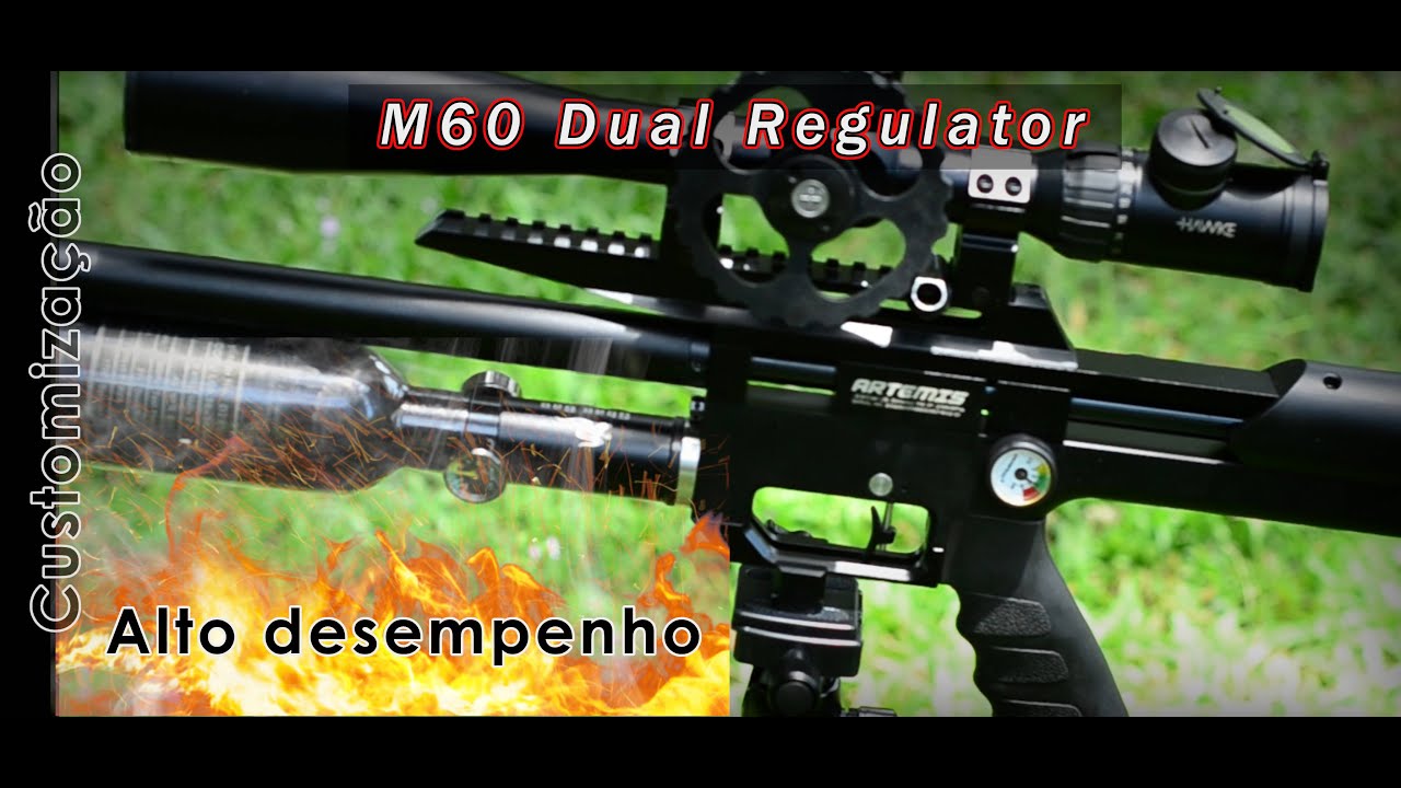 Artemis M60 Duas Reguladoras e Cilindro 360cc | Alcançando Alta potência e precisão.