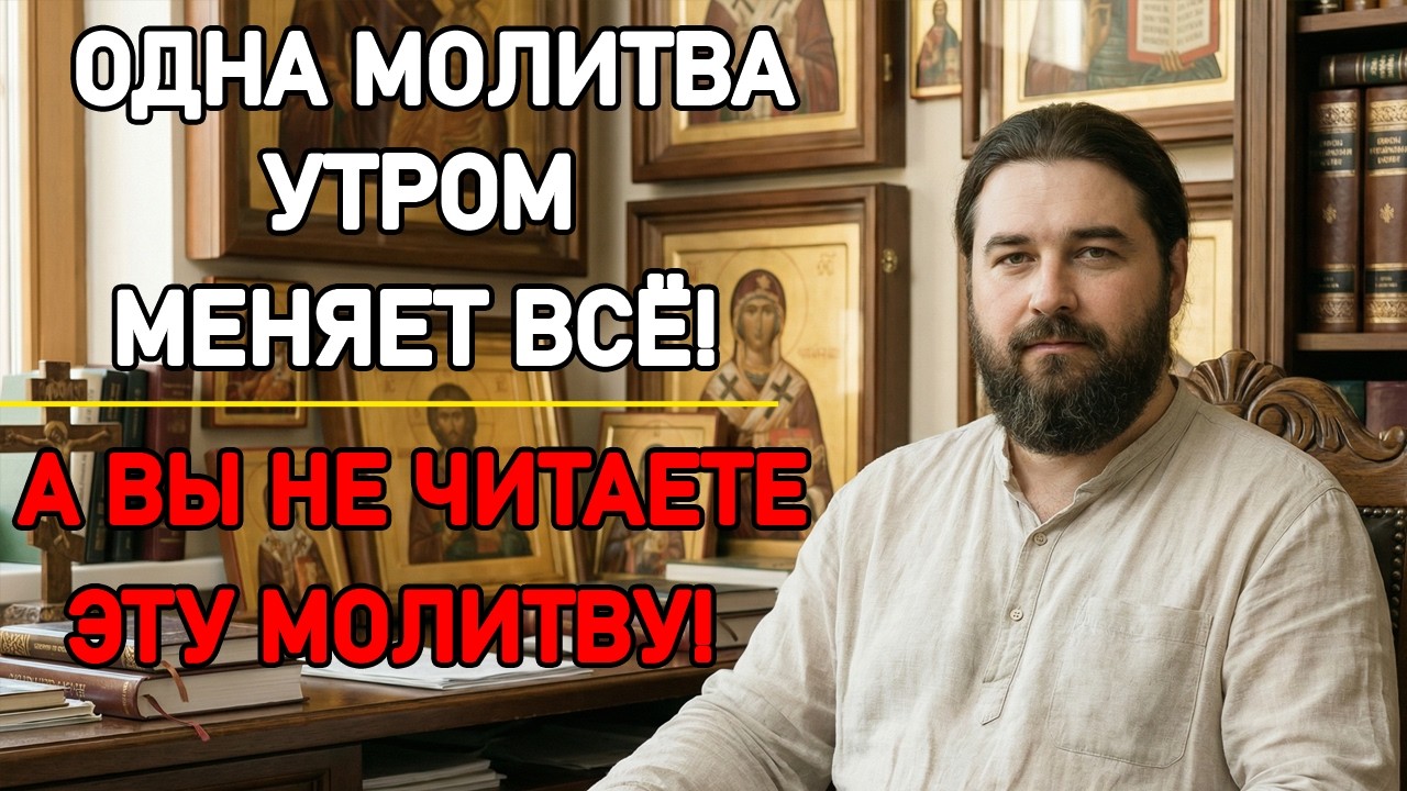 НЕ Выходите из Дома Без Этой Молитвы! 3 Минуты Утром — и Вы Под Защитой! Священник Предупреждает