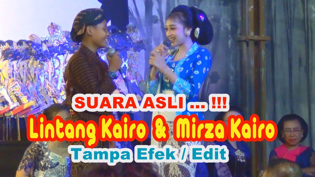 SUARA ASLI ... !!! LINTANG KAIRO VS MIRZA KAIRO  TAMPA EFEK LANGGAM ( LALI JANJINE )