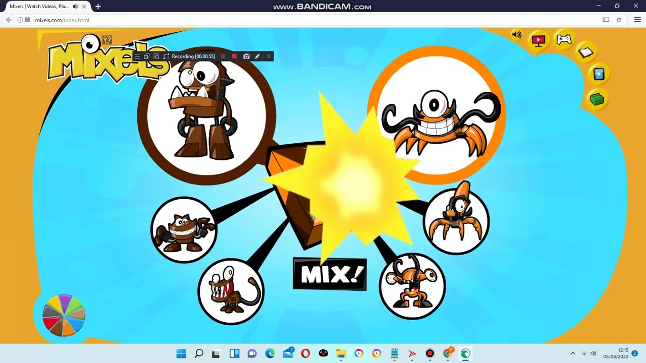 Messing around with the Mixels Website Episode 7: Mixing (Fang Gang) - All Series 2 Mixels