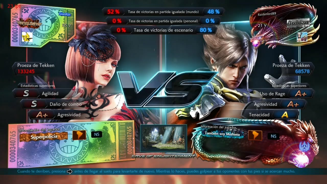 197_1 Anna Willians (gianRzn) vs (Raidenlord89) Lars - Tekken 7 Online sin Grafica ( Anakin x24 )