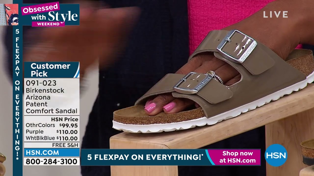Birkenstock Arizona Patent TwoStrap Comfort Sandal