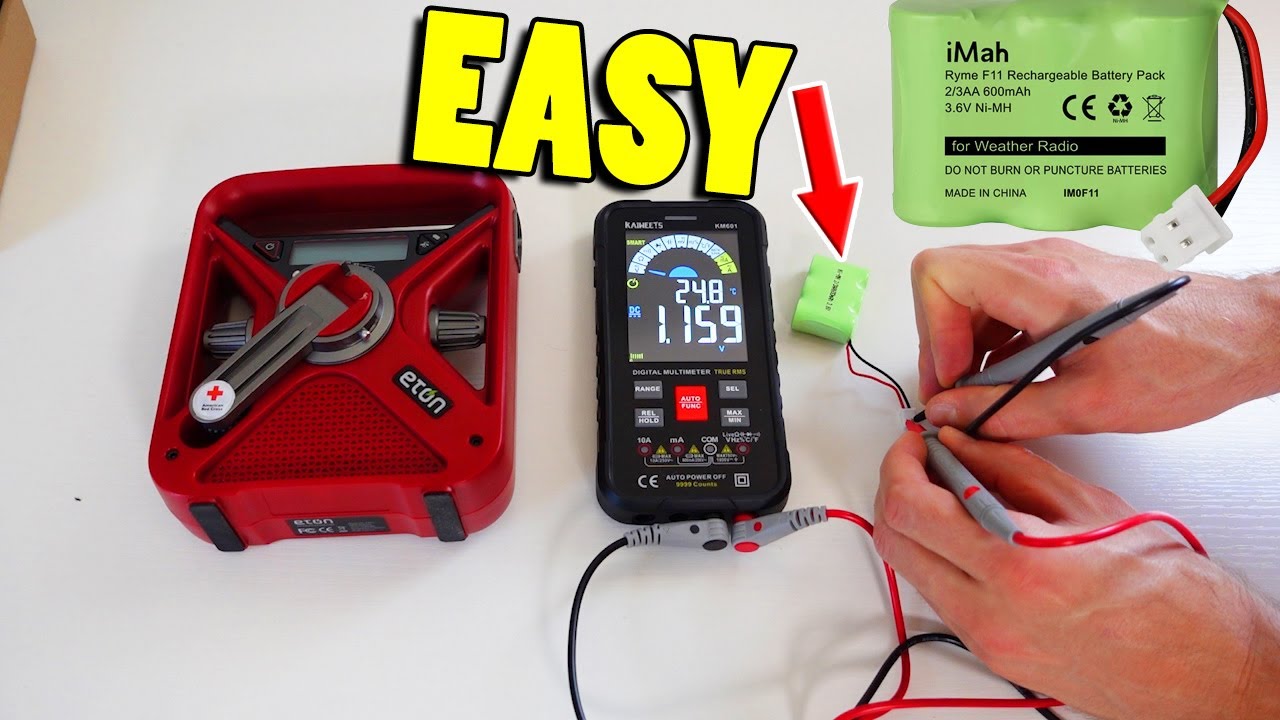 How to diagnose and replace a Battery for an Eaton Emergency Crank Radio