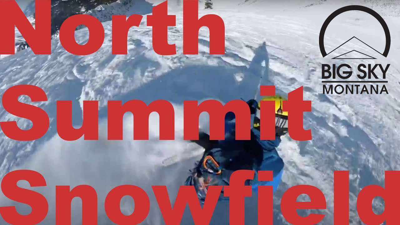 North Summit Snowfield, BIG SKY MONTANA