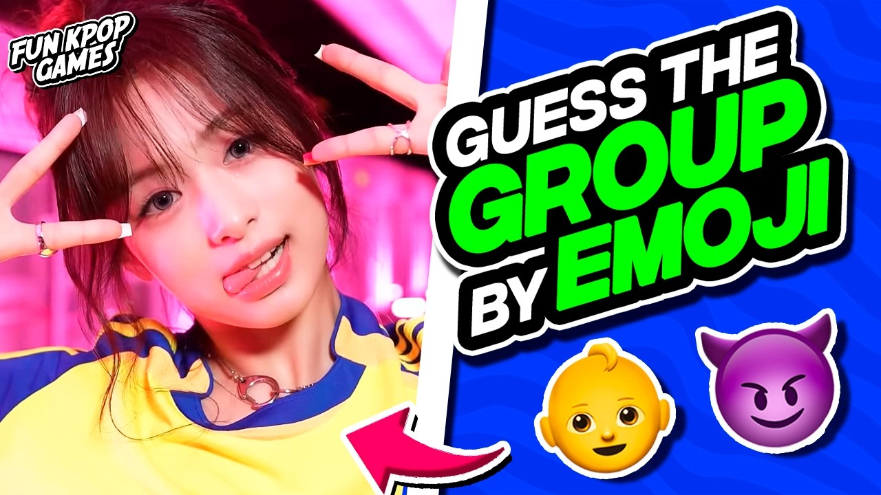⭐️ GUESS THE KPOP GROUP BY EMOJI | KPOP QUIZ - FUN KPOP GAMES 2025