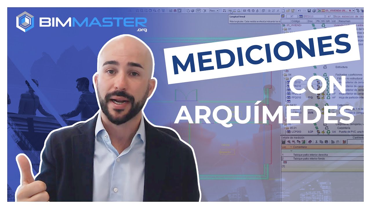 Cómo Hacer Mediciones con Arquímedes. BIM 5D - Revit - Arquímedes.